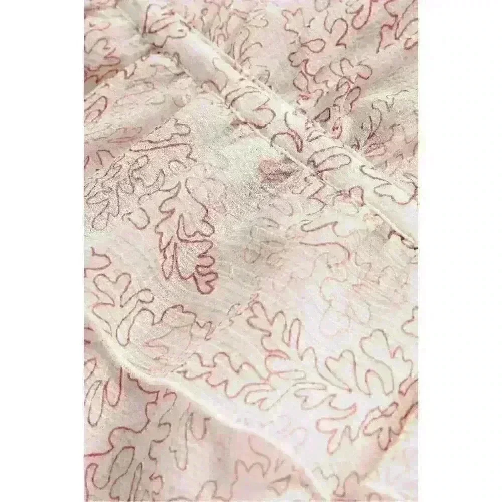 NEW Ted Baker Women's 0 Evelyna Coral-Print Ruffle Mini Dress • Reg Price $295